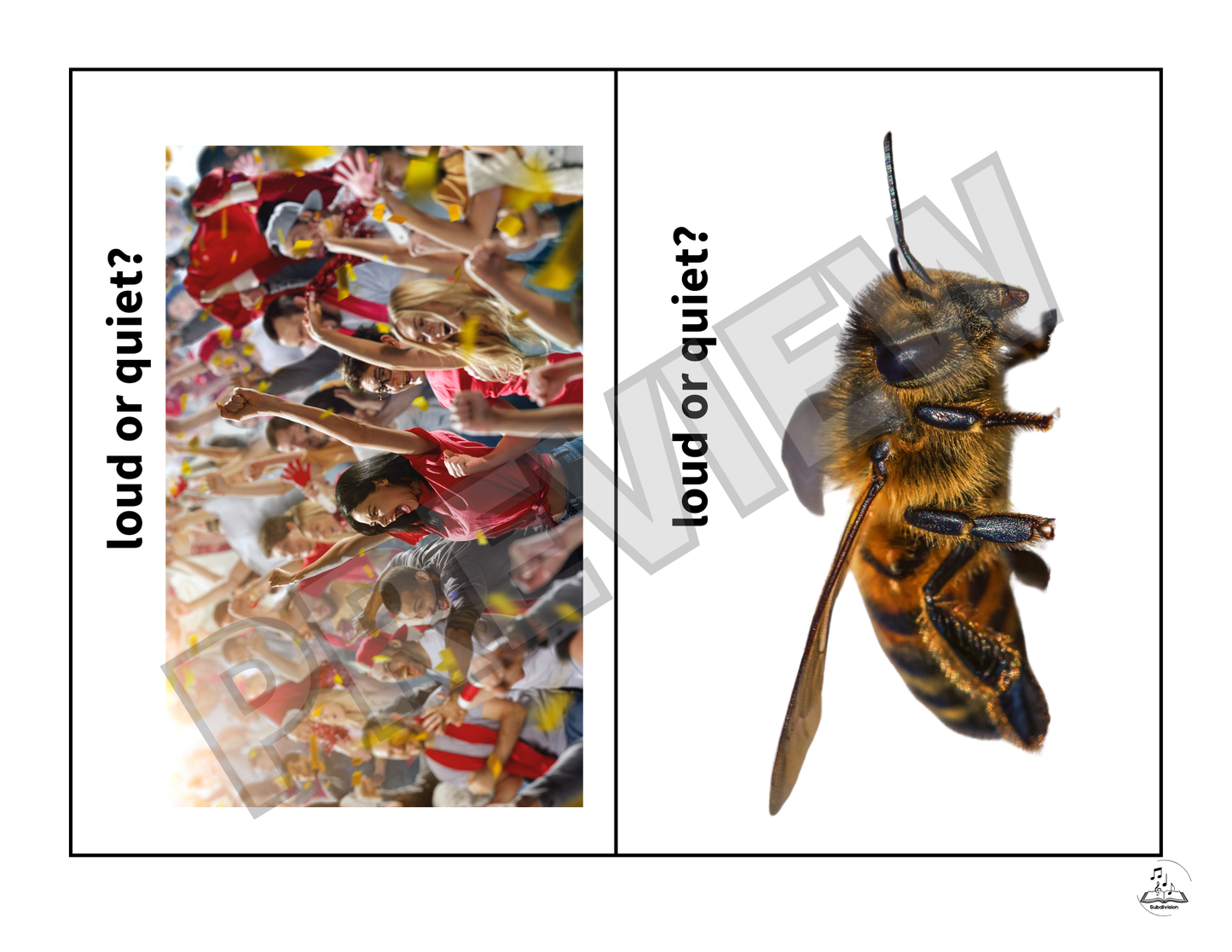 Loud or Quiet Cards