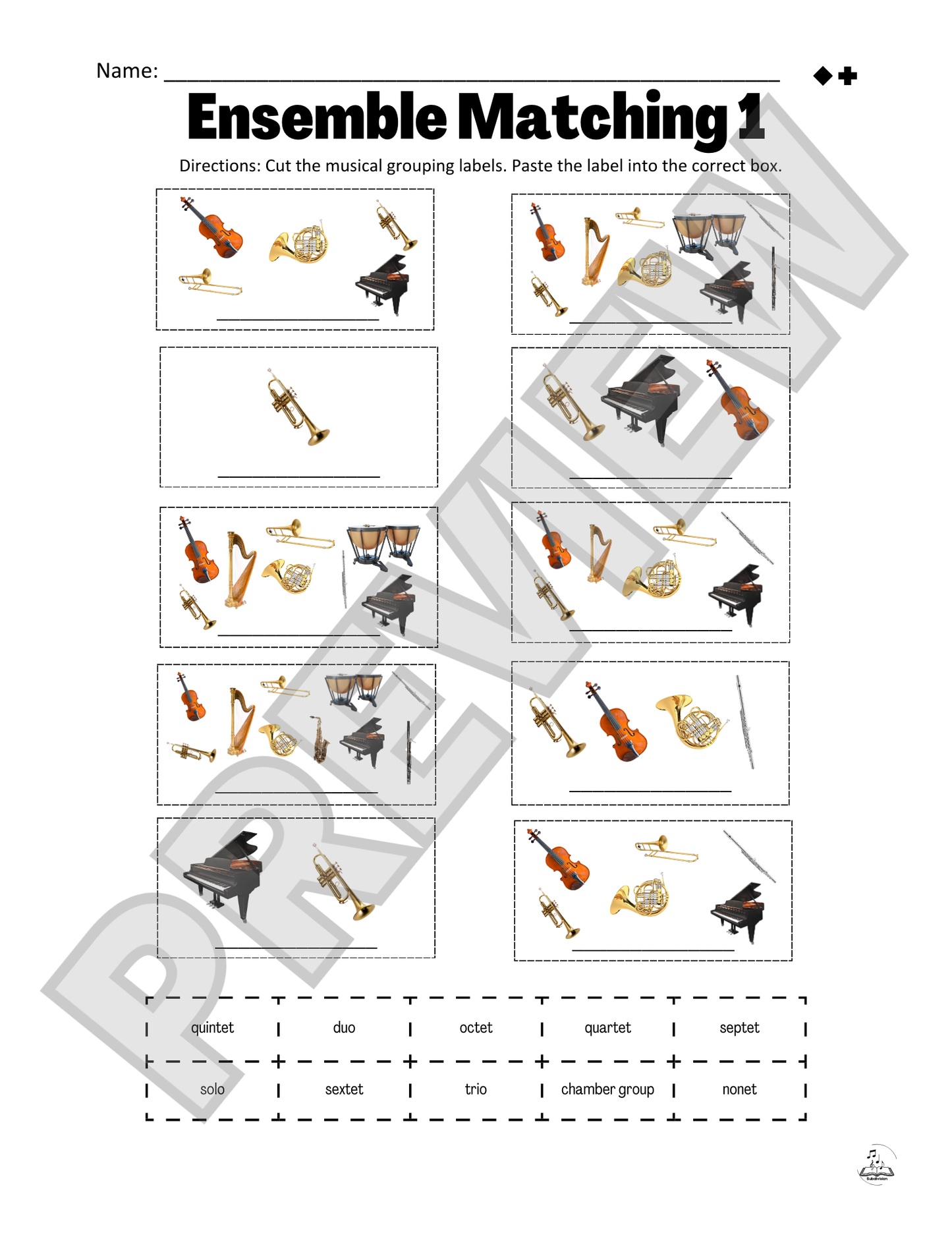 "Zin! Zin! Zin! A Violin" Substitute Manual
